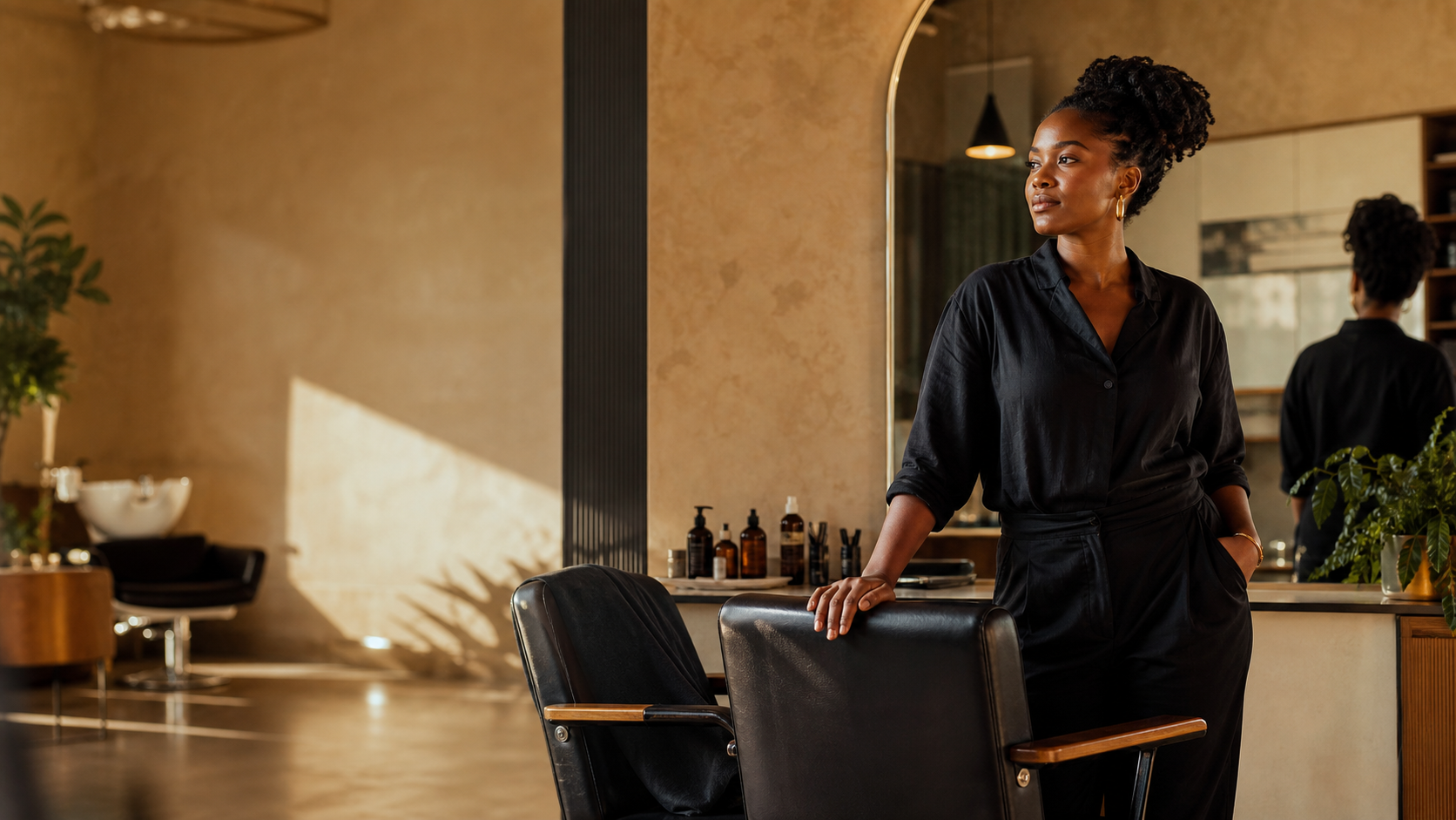 South African studio owner ready to welcome her next client